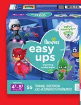 Walmart Pampers superpack easy ups offer