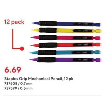 Staples Staples grip mechanical pencil offer