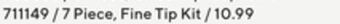 Staples Expo 7 piece, fine tip kit offer