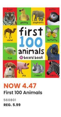 Toys R us Priddy books first 100 animals offer
