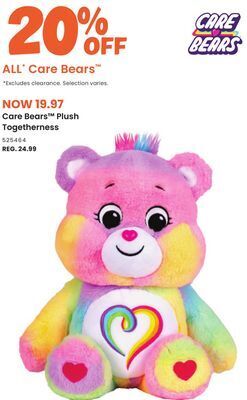 Toys R us Care bears plush togetherness offer
