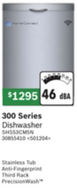 Lowe's Bosch 300 series dishwasher offer