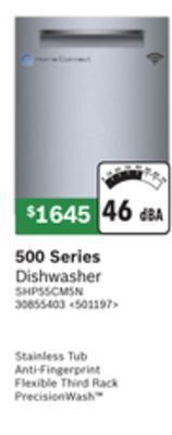 Lowe's Bosch 500 series dishwasher offer