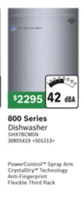 Lowe's Bosch 800 series dishwasher offer