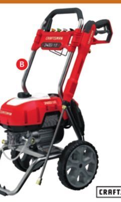 Lowe's Craftsman electric pressure washers offer