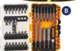 Lowe's Dewalt 37-piece screwdriver bit set offer