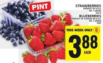 Food Basics Strawberries or blueberries offer