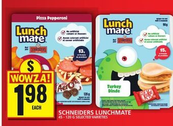 Food Basics Schneiders lunchmate offer