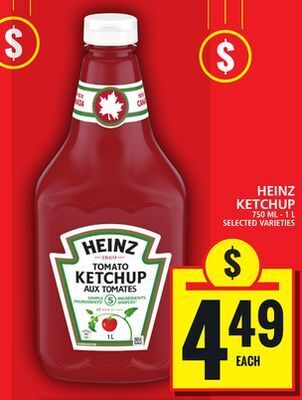 Food Basics Heinz ketchup offer