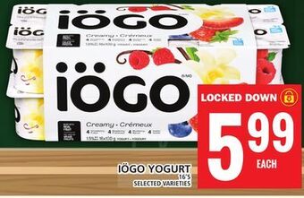 Food Basics Iögo yogurt offer