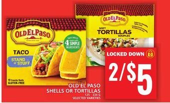 Food Basics Old el paso shells or tortillas offer