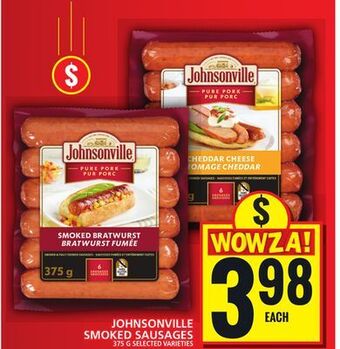 Food Basics Johnsonville smoked sausages offer
