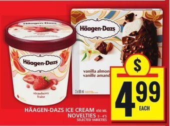 Food Basics Häagen-dazs ice cream or novelties offer