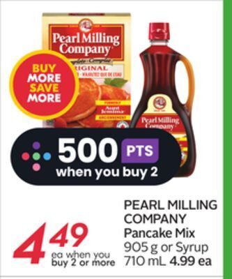 Sobeys Pancake mix offer
