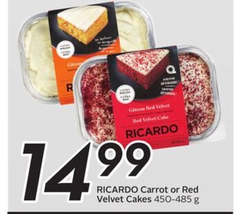 Sobeys Carrot or red velvet cakes offer