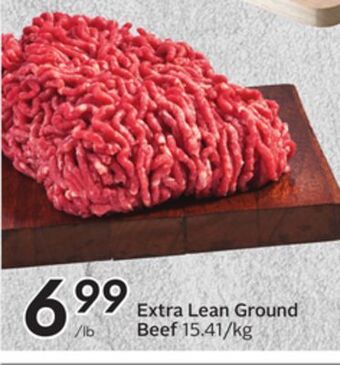 Sobeys Extra lean ground beef offer