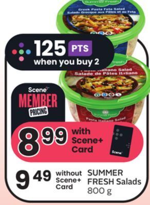 Sobeys Salads offer