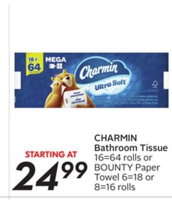 Sobeys Charmin bathroom tissue offer