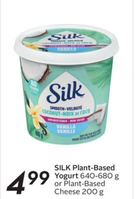 Sobeys Plant-based yogurt offer