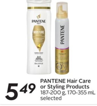 Sobeys Hair care or styling products offer