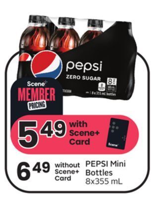 Sobeys Mini bottles offer