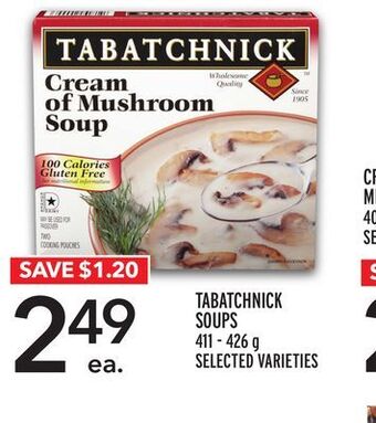Metro Tabatchnick soups offer