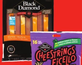 Longo's Black diamond cheestrings or sticks offer