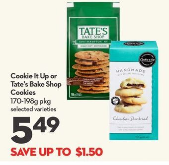 Longo's Cookie it up or tate's bake shop cookies offer