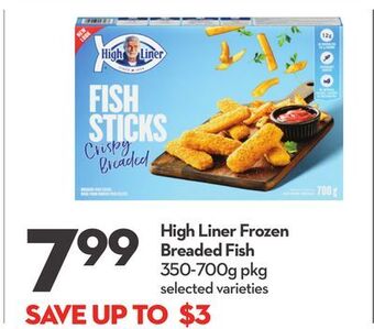 Longo's High liner frozen breaded fish offer
