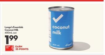 Longo's Longo's essentials coconut milk offer