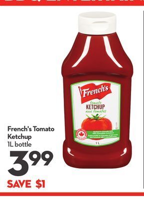 Longo's French's tomato ketchup offer
