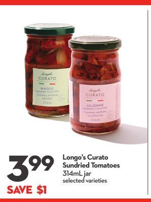 Longo's Longo's curato sundried tomatoes offer