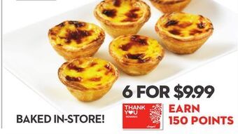 Longo's Longo's authentic portuguese custard tarts offer