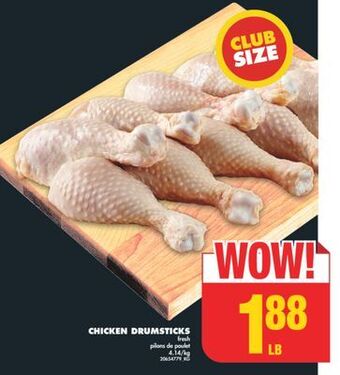 No Frills Chicken drumsticks offer