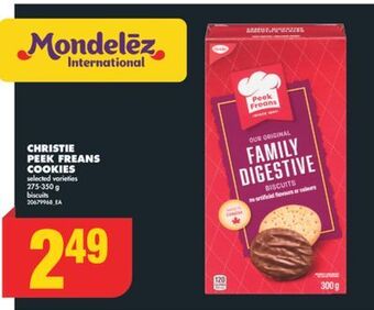 No Frills Christie peek freans cookies, 275-350 g offer
