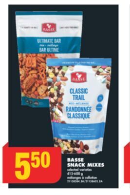 No Frills Basse snack mixes, 415-600 g offer