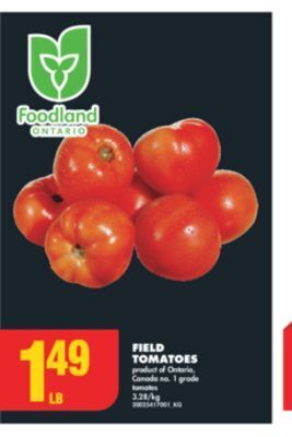 No Frills Field tomatoes offer