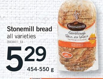 Fortinos Stonemill bread, 454-550 g offer