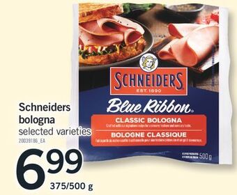 Fortinos Schneiders bologna, 375/500 g offer