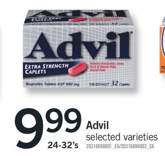Fortinos Advil, 24-32's offer