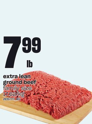 Loblaws Extra lean ground beef offer