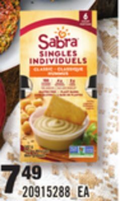 Loblaws Sabra hummus, singles offer