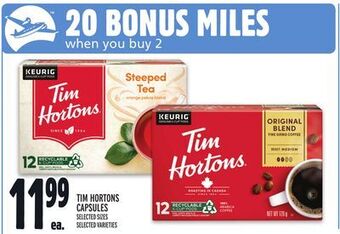 Metro Tim hortons capsules offer
