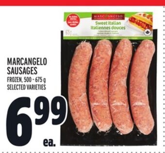Metro Marcangelo sausages offer