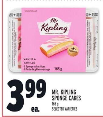 Metro Mr. kipling sponge cakes offer