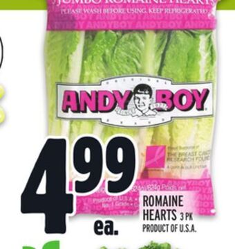 Metro Romaine hearts offer