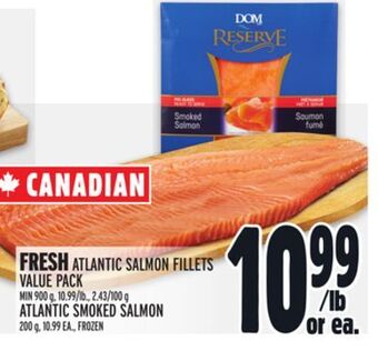 Metro Fresh atlantic salmon fillets value pack offer