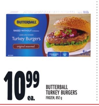 Metro Butterball turkey burgers offer
