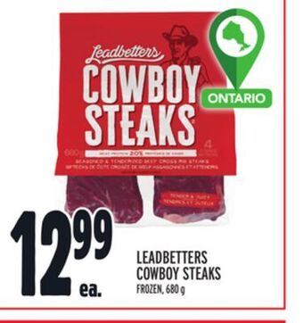 Metro Leadbetters cowboy steaks offer