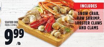Metro Seafood boil offer